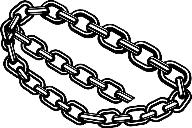 una cadena con una cadena que dice cadena