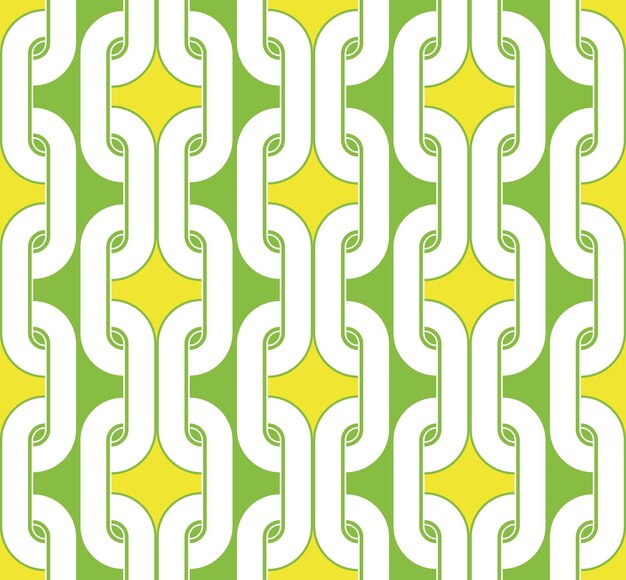 Cadenas abstractas Patrón de vectores geométricos complejos Colores de moda Moda Estilo Art Deco Diseño elegante