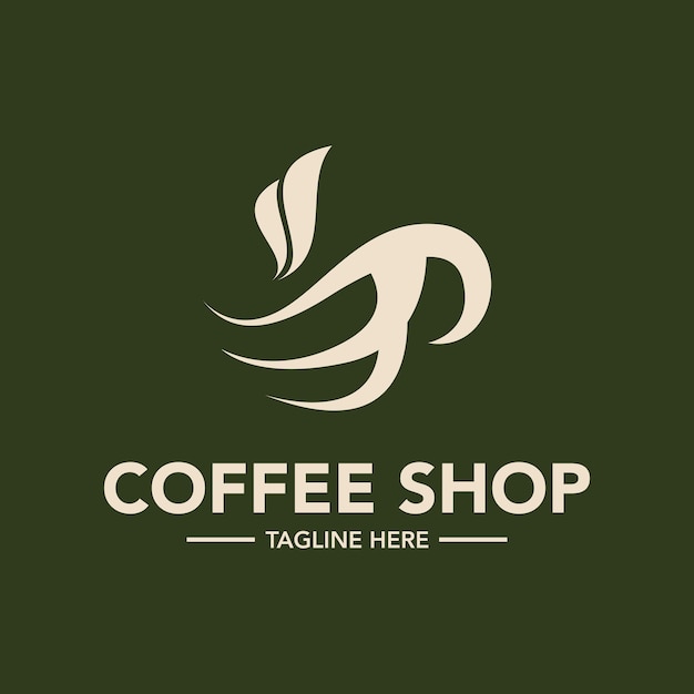 Cafe diseño de logotipo