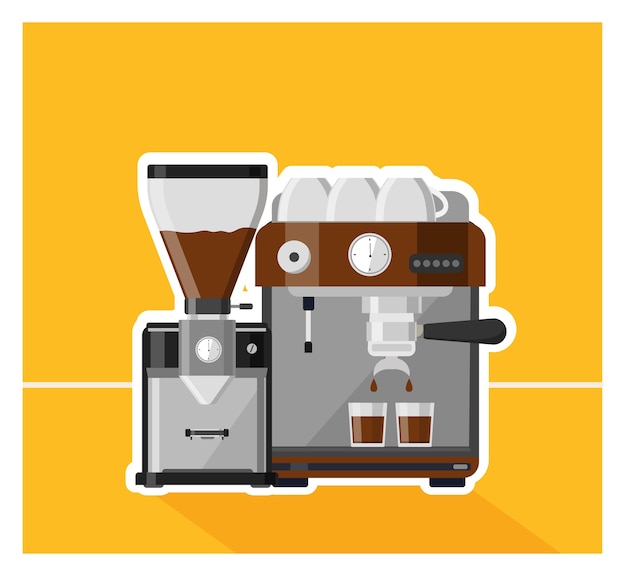 Vector café, ilustración de diseño de café