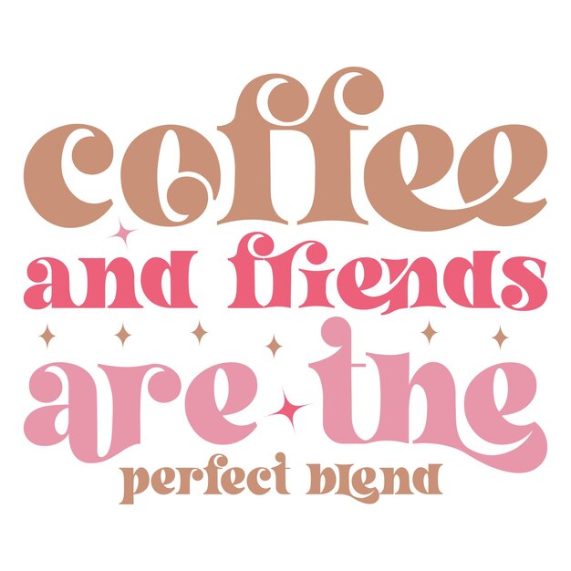café retro diseño svg y descarga digital