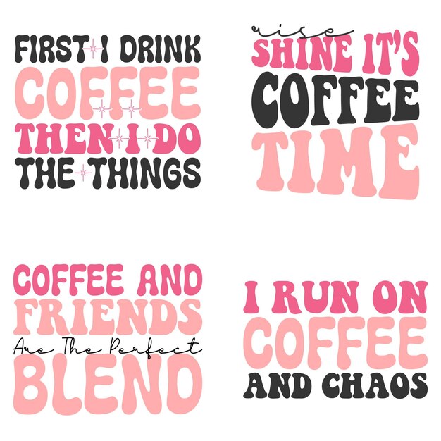café retro diseño svg y descarga digital