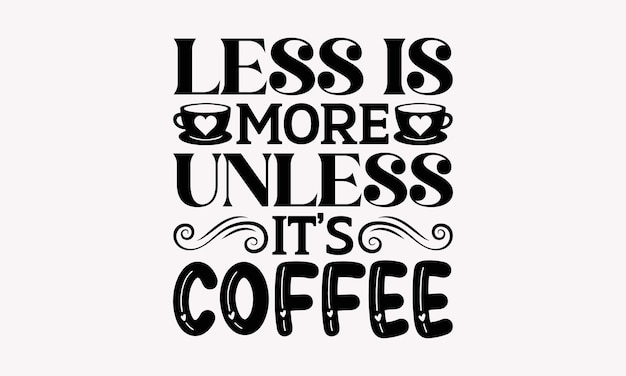 Café tipografía camiseta diseño de letras plantilla ropa de moda