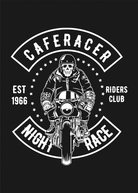 Caferacer biker