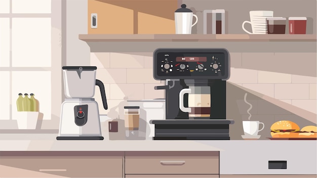 una cafetera con una pantalla digital en la parte superior