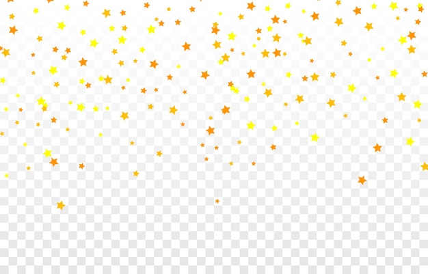 Caída de estrellas sobre un fondo transparente aislado estrellas png caída  de estrellas png estrellas fugaces | Vector Premium