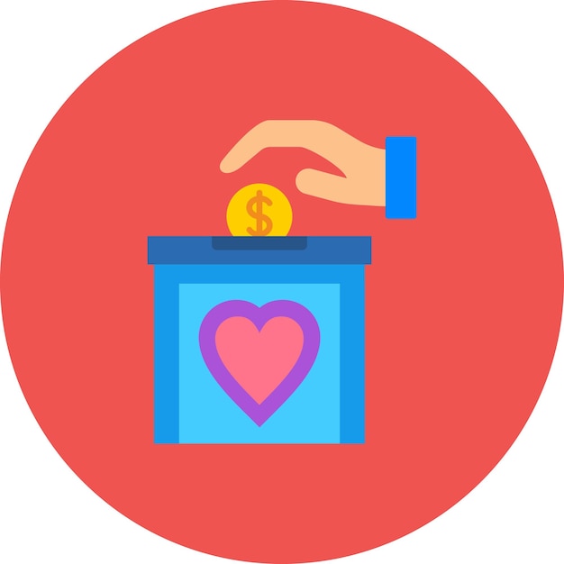 una caja azul con un corazón en ella y un corazón en el medio