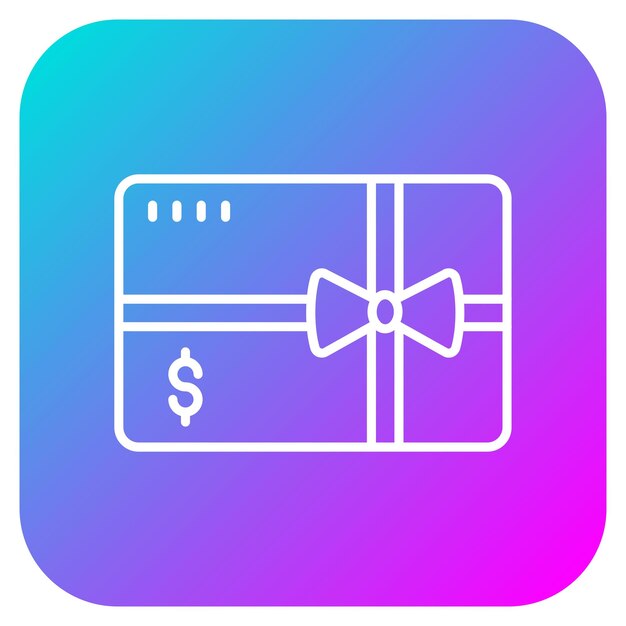 una caja azul y rosa con un signo de dólar en ella