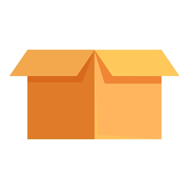 Caja de cartón abierta esperando ser llenada