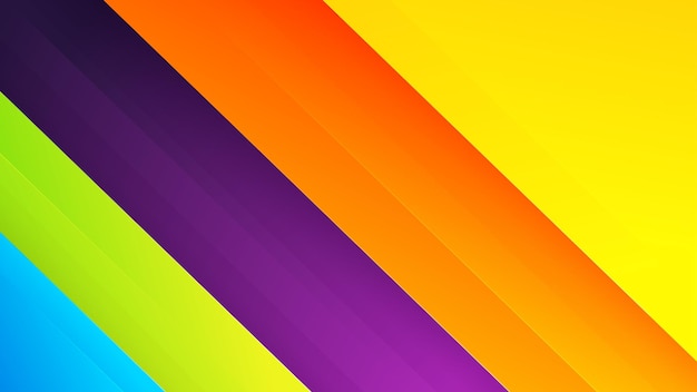 una caja colorida con un borde de color arco iris