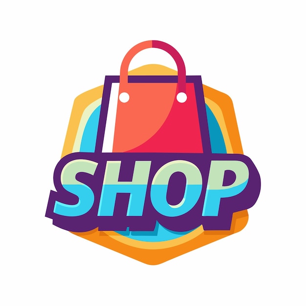 una caja colorida que dice tienda tienda en él
