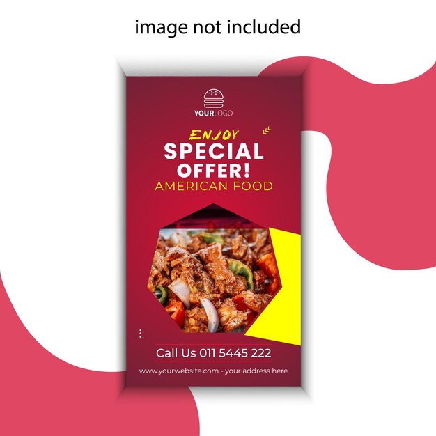 una caja de comida que dice oferta especial