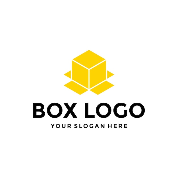 Caja diseño logotipo almacén envío distribución contra reembolso