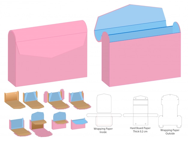 Caja de embalaje troquelado