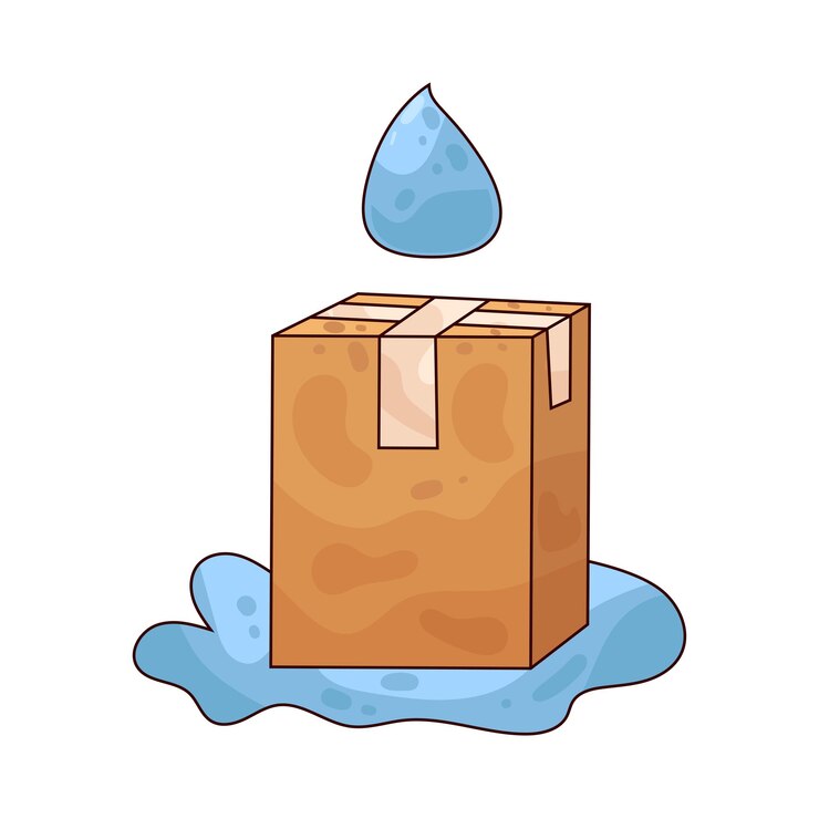 Vector caja húmeda