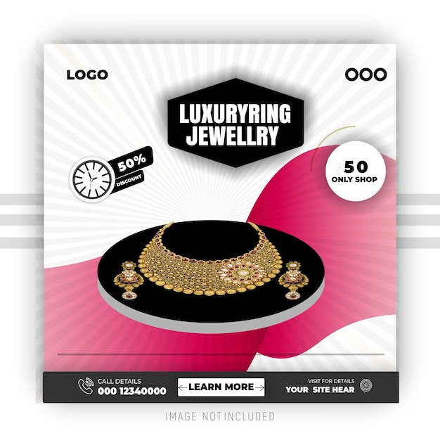 una caja de joyas de lujo para la venta con una etiqueta de precio