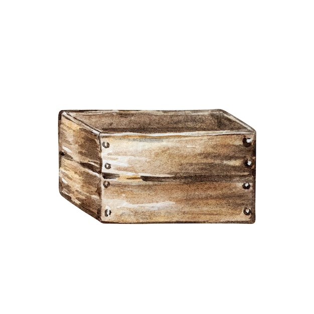 Caja de madera de acuarelaxAxA