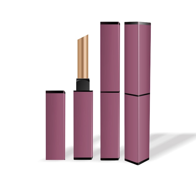 Caja de maquillaje de lápiz labial
