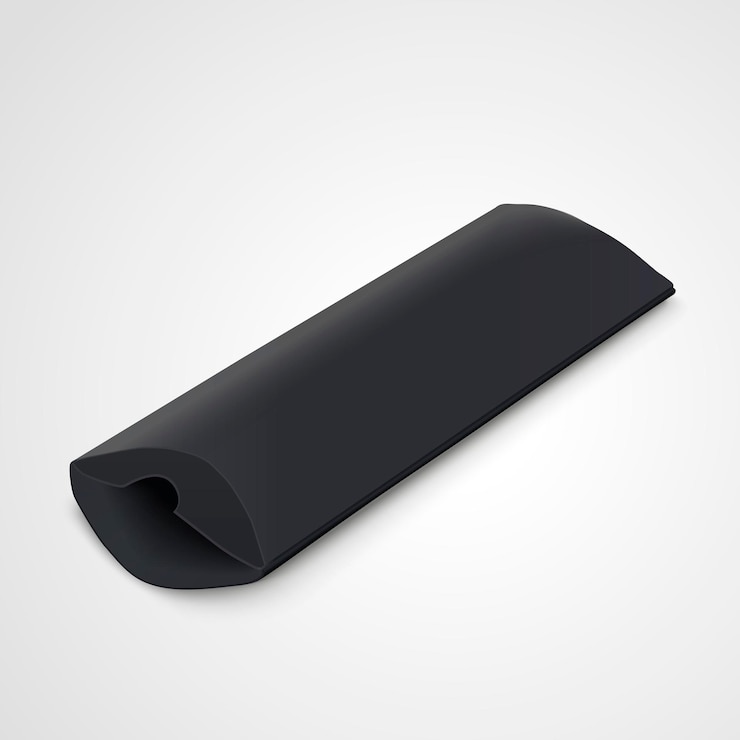 Vector caja de paquete en blanco