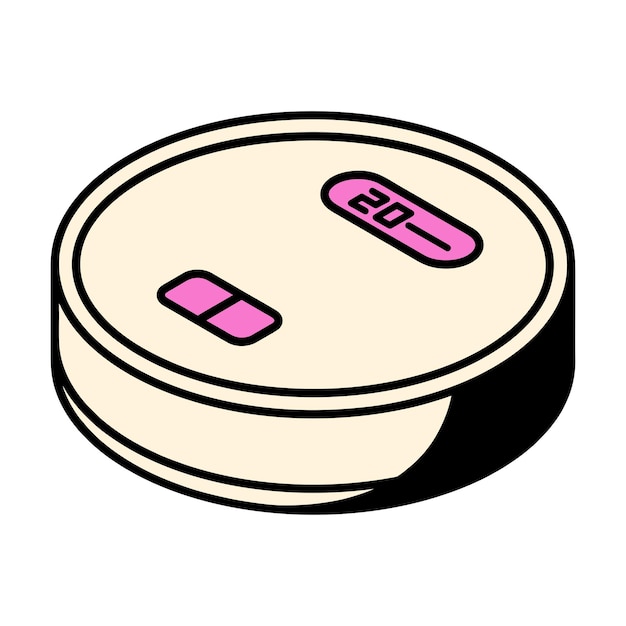 Caja de pastillas con dos pastillas - Recordatorio de la medicación