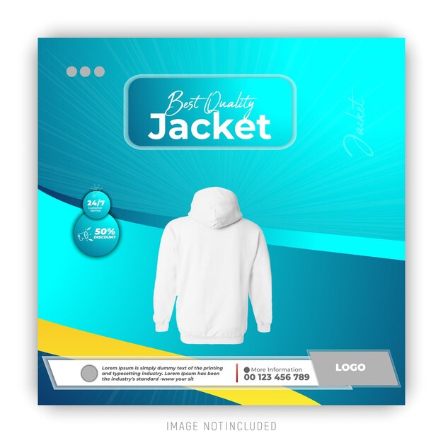 una caja que dice chaqueta en ella