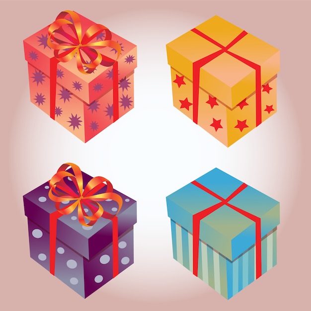caja de regalo mixta