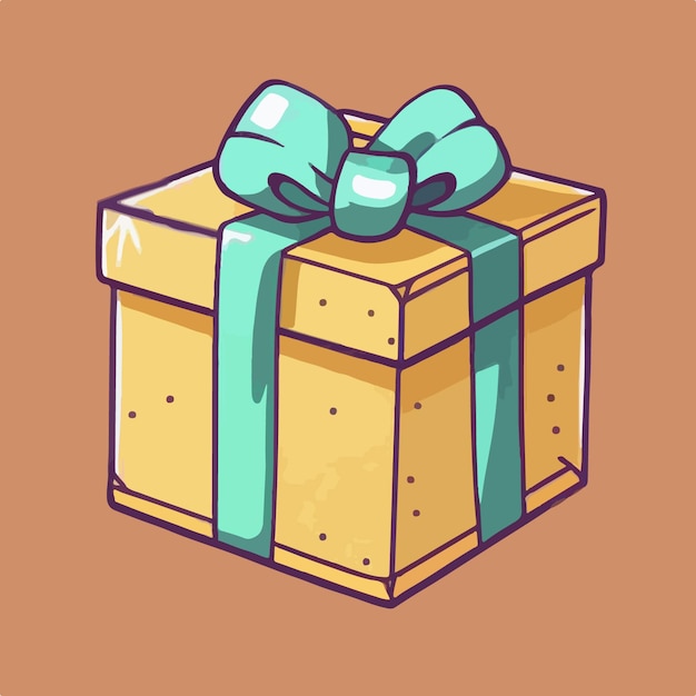 Caja de regalo de Navidad pegatina caja de regalo de Navidad colección de invierno