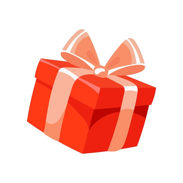 Ilustración de icono de vector de caja de regalo 2