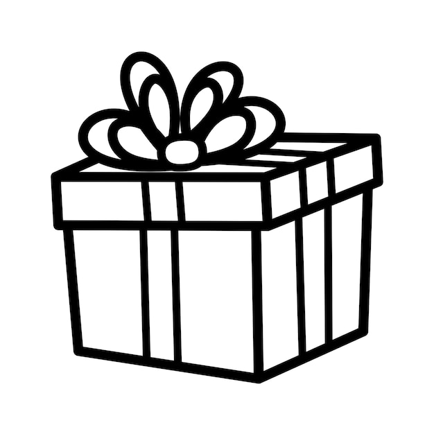 Caja de regalo de vector libre regalos de navidad o cumpleaños