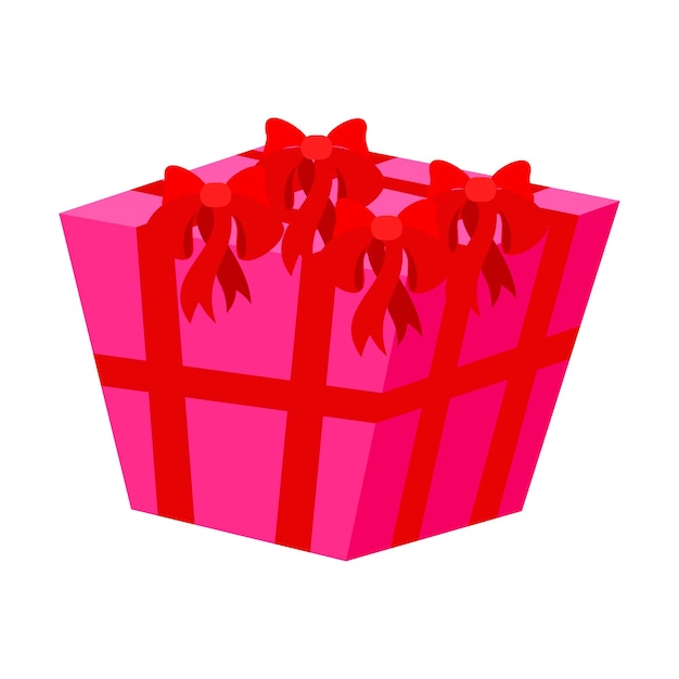 Vector caja de regalo