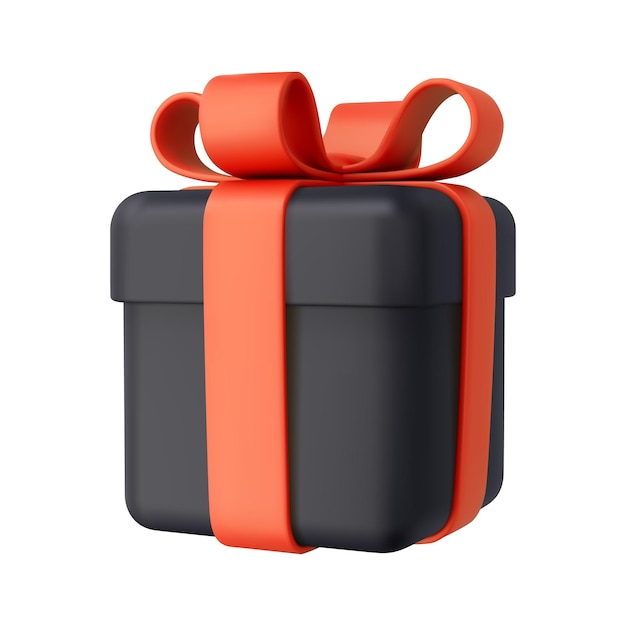 Vector caja de regalos 3d