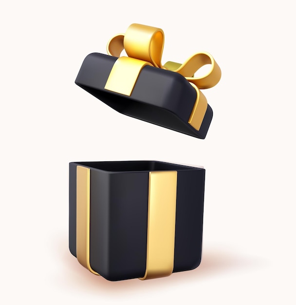 Caja de regalos en 3D
