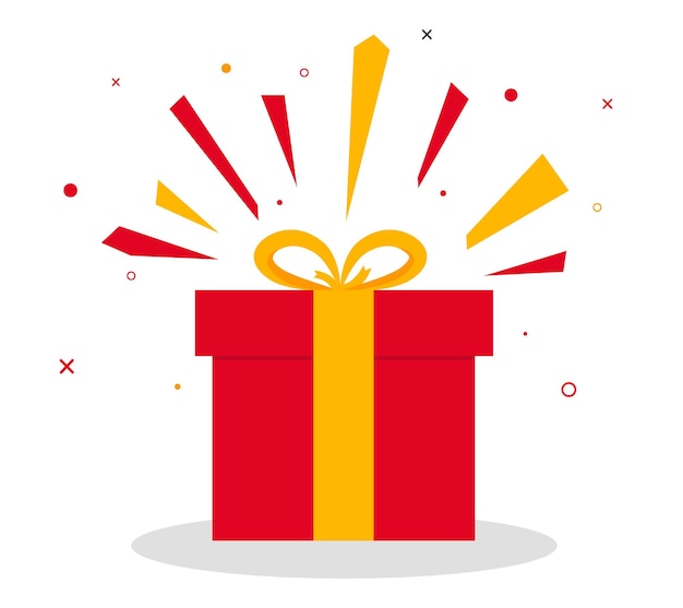 Caja de regalos sorpresa celebración de cumpleaños de Navidad Oferta especial de ventas paquete especial de regalos