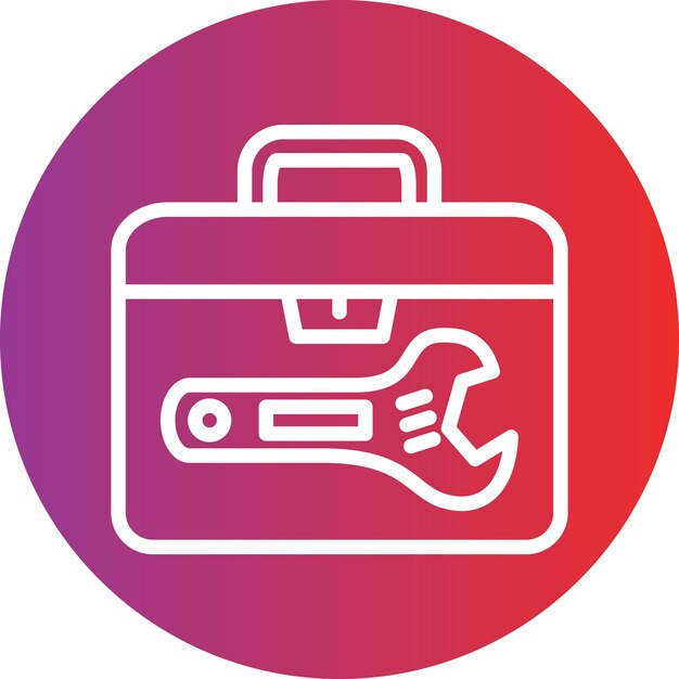 una caja rosa y púrpura con un pulgar dentro