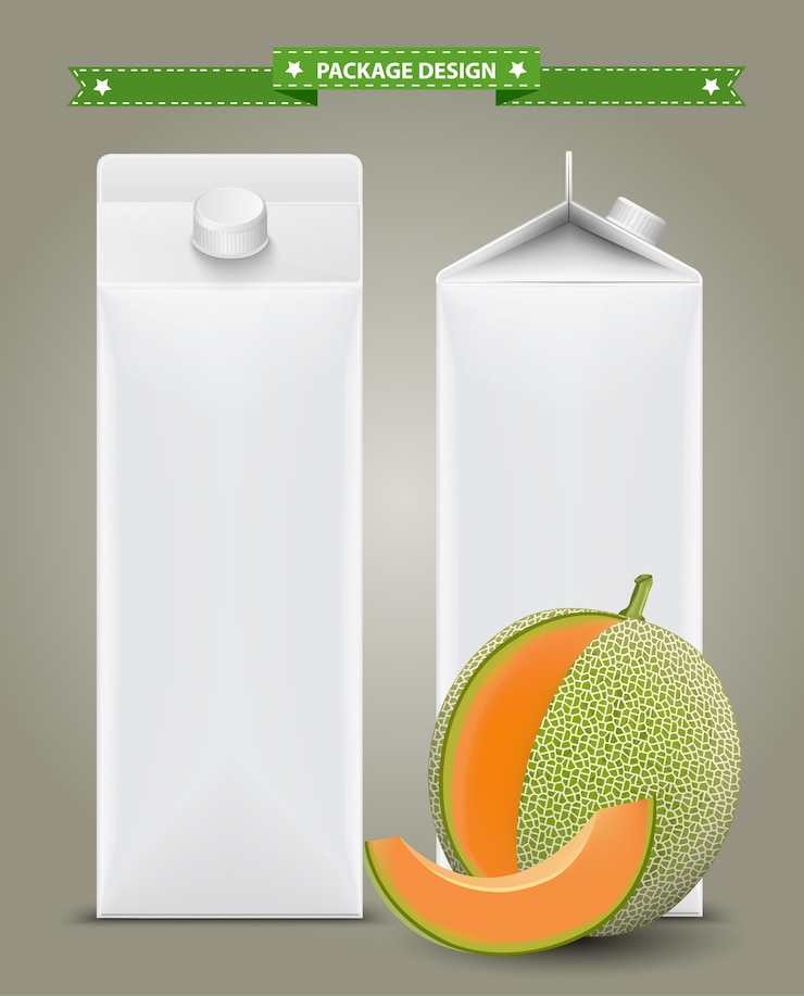 Vector cajas de cartón blanco
