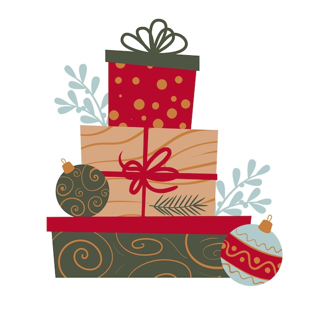 Cajas de regalos de Navidad