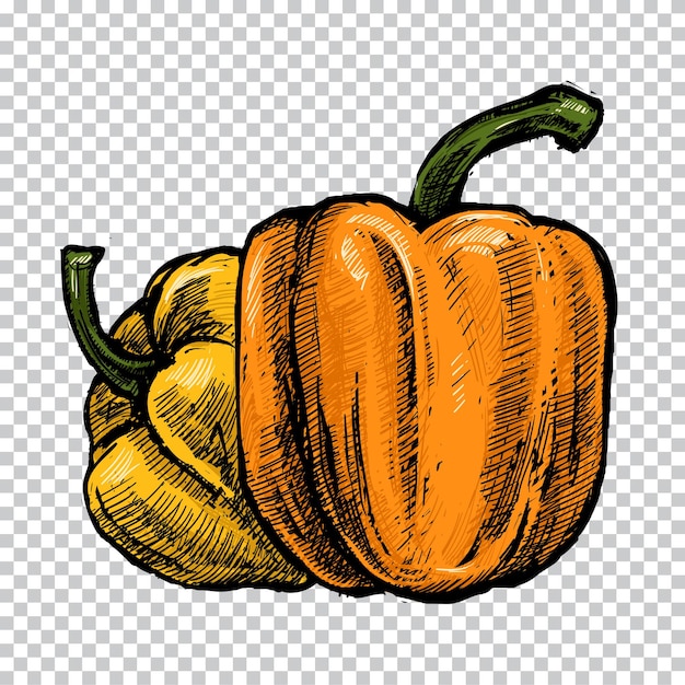 Una calabaza amarilla y naranja con una calabaza amarilla en la parte superior.