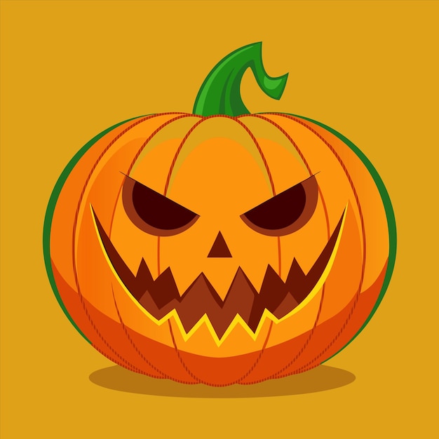 una calabaza con una cara dibujada
