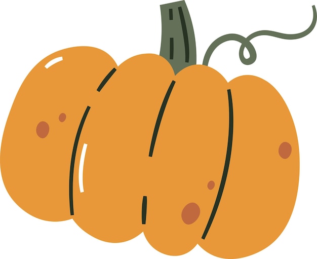 Calabaza dibujada a mano