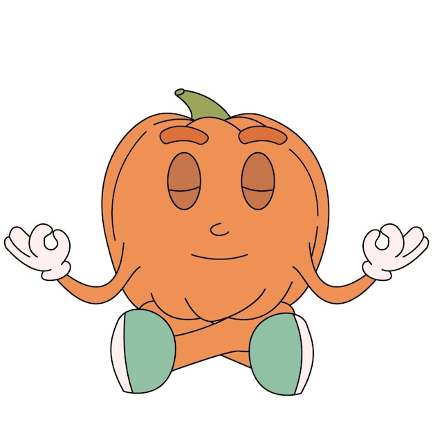 Calabaza de Halloween en estilo maravilloso