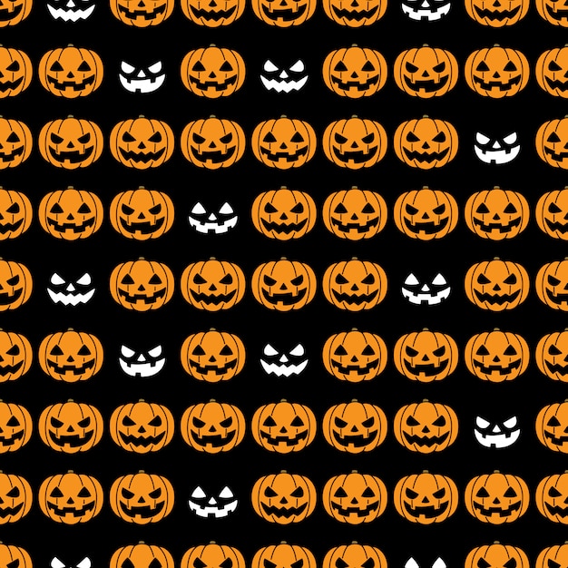 Calabaza de patrones sin fisuras Halloween