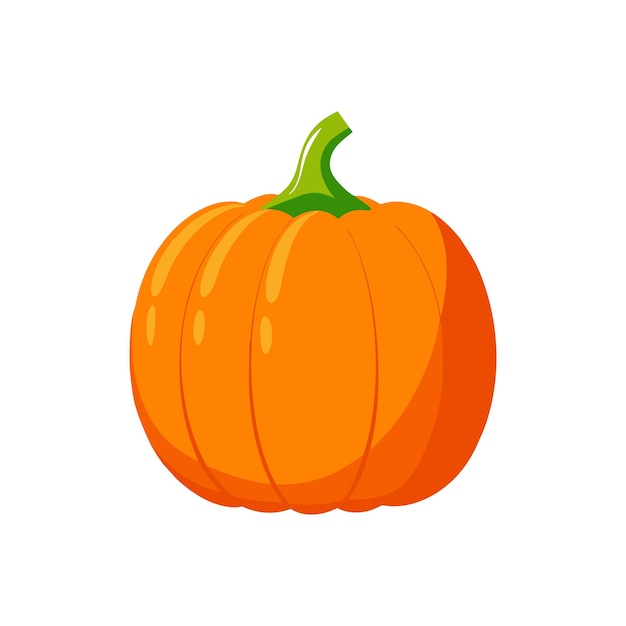 una calabaza con un tallo verde en ella