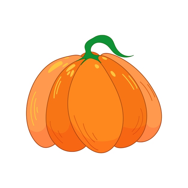 Vector calabazas abstractas para la cosecha de halloween