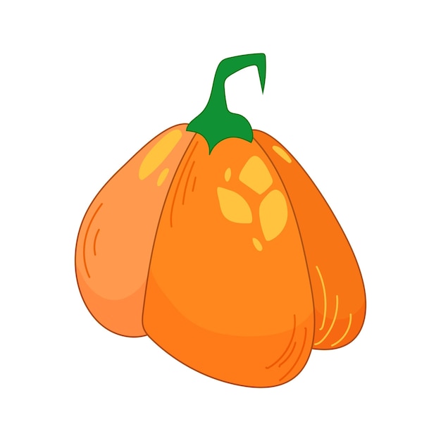 Vector calabazas abstractas para la cosecha de halloween