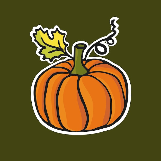 Calabazas en blanco y negro ilustración de acción de gracias fondo de vector blanco y negro