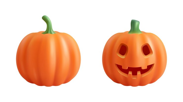 Vector calabazas para la decoración de halloween