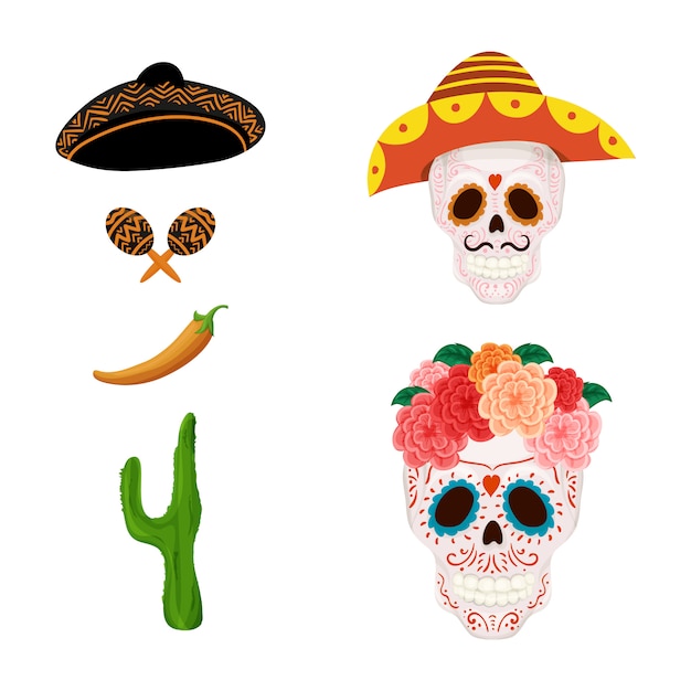 Calavera de azúcar mexicana