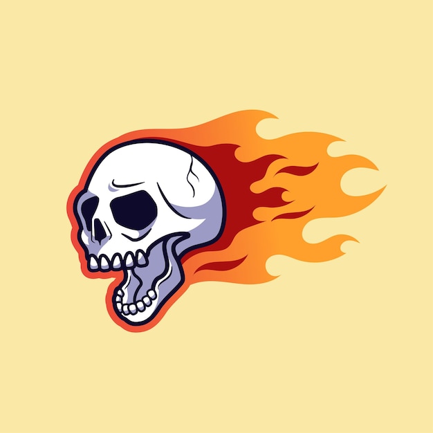 Calavera de fuego