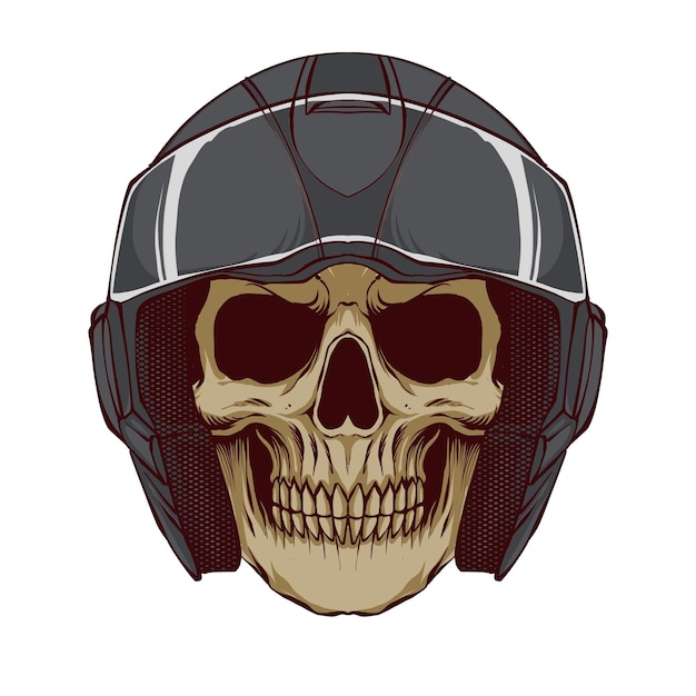 Vector calaveras de jinetes