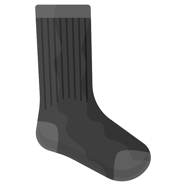 Calcetines mixtos sintéticos Concepto tejido híbrido o medias de lana vector Temporada de invierno Elemento Snowboard